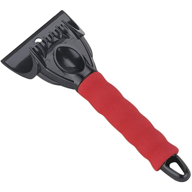 Ice Scraper Snow Frost Ice Removal Tool for Car Windshield, Windshield Snow Scraper, Foam Non-Slip Handle Design, No Scratcs, Snow Remover Scraper Tool Snow Removal Shovel Defrost Deicing