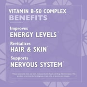 CELEBRATE VITAMINS Vitamin B-50 Complex Capsules, 90 Count