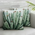 thumbnail image 3 of Nawypu  Green Plants Throw Pillow Cover, Decorative Square Pillow Cover Cushion Cover Perfect Decor Gift for Families Friends Home Office Sofa Car Couch 18x18, 3 of 5