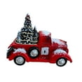 thumbnail image 4 of Estatua de de Navidad con forma de camión, decoración navideña, colección de resina, escultura, adorno de mesa para estante, escritorio,, 4 of 8