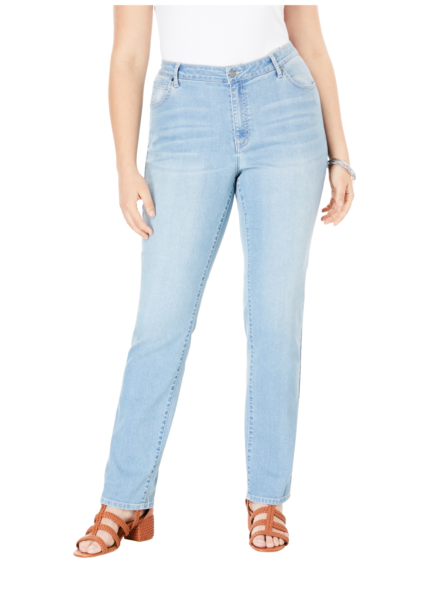 plus size tall straight leg jeans