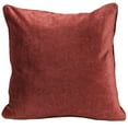 thumbnail image 3 of Jordan Manufacturing 20" x 20" Pinnacle Wine Solid Square Decorative Throw Pillow with Welt, 3 of 5
