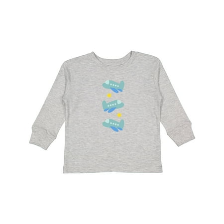 

Inktastic Airplane Cute Planes for Boys Gift Toddler Boy Girl Long Sleeve T-Shirt