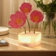 thumbnail image 3 of Lámpara LED de flores románticas para dormitorio y cuarto de niños con luz nocturna de floración automática de 700mAh, 3 of 9