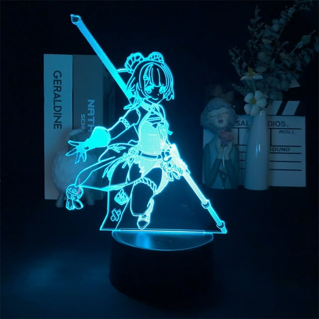 Luz nocturna LED 3D Plants vs Zombies Xianglingss que cambia de color