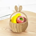 thumbnail image 4 of Handwoven Rattan Tote Organizer for Home Kitchen Pantry and Garden Storage, 4 of 4