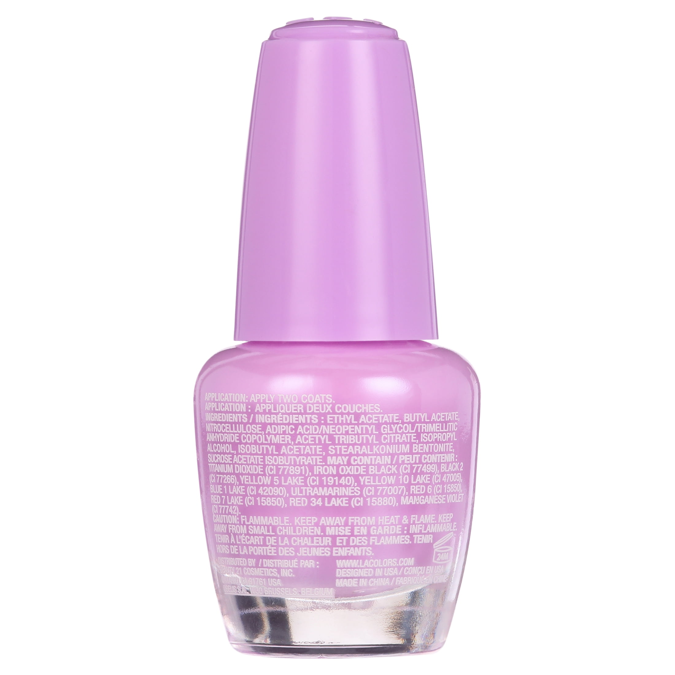 L.A. COLORS Gel Shine Like Nail Polish Jazzy 0.44 fl oz Gel‑like