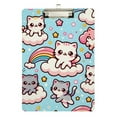 thumbnail image 2 of Cute Cats in Rainbow Acrylic Clipboards 12 x 9 Inch A4 Size with Low Profile Clip Hanging Clipboard for Classroom School Office, 2 of 8