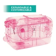 Kaytee Critter Trail Pink Habitat for Pet Mice, Dwarf Hamsters, Hamsters or Gerbils