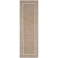 thumbnail image 2 of SAFAVIEH Bella Danita Plain Dotted Bordered Wool Area Rug, Beige/Ivory, 2'3" x 5', 2 of 8