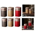 thumbnail image 2 of Tea Packagings Box Empty Tea Tin Can Square Tinplate Containers for Loose Tea, Coffee, Candy, Cookie, Spices, 2 of 17