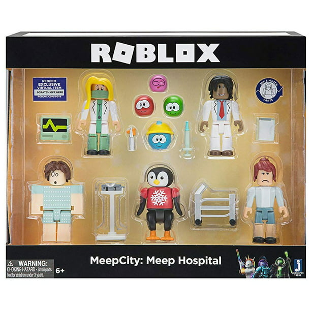 Roblox Meepcity Meep Hospital Figure 5 Pack Set Walmart Com Walmart Com - enter to win a set of roblox toys and game codes