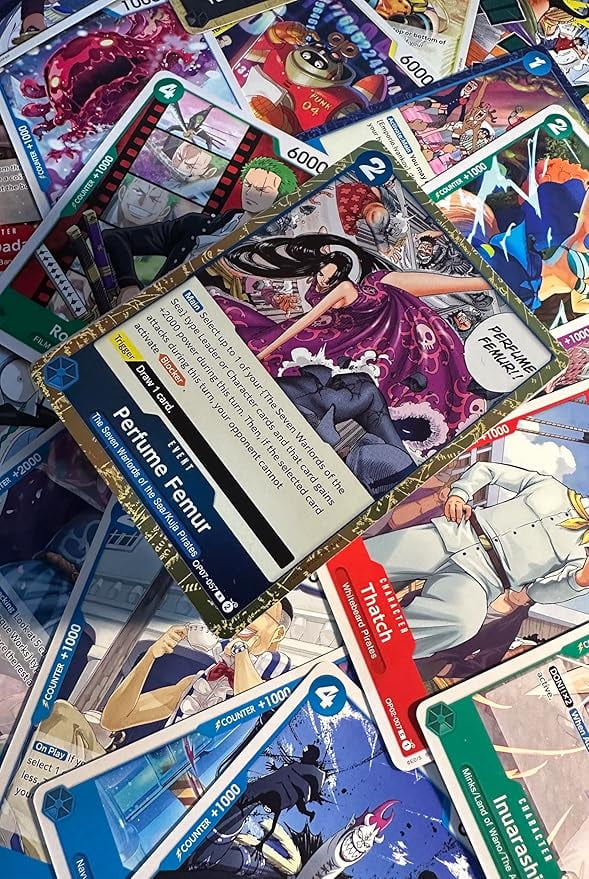 400+ One Piece Trading Card Game Card Lot with Guaranteed Foils