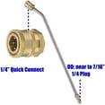 thumbnail image 2 of M MINGLE Pressure Washer Wand Extension, 30 Degree Curved Angled, 1/4 inch Quick Connect, 14 inch, 2 of 6