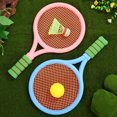 thumbnail image 1 of WRITWAA 1 Set Toddler Tennis Racket Plastic Sports Playing Set, 1 of 8