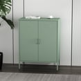 thumbnail image 2 of Naomi Armoire d'Appoint Moderne 31,5 avec 3 Tablettes Ajustables, Vert, 2 of 9