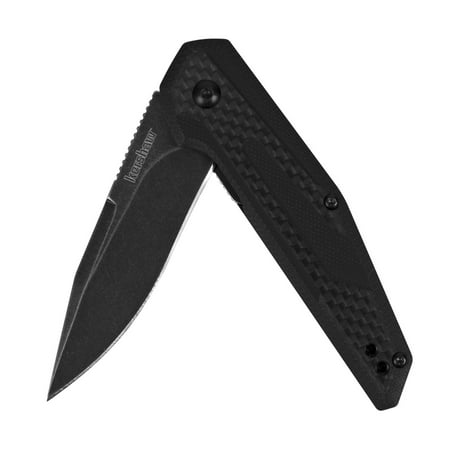Handle Stainless Steel Liner Lock - Kershaw Fraxion Folding Pocket Knife (1160) Lightweight, Contemporary 2.75 In. 8Cr13MoV Stainless Steel Blade With G10 Handles, Inset Liner Lock And Reversible Pocket Clip; 1.9 oz.