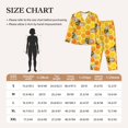thumbnail image 4 of Fotbe Honeycombs Conjunto de Pijama de Manga Larga para Mujer con Estampado, Ropa de Dormir de 2 Piezas, Conjunto de Casa Suave y Cómodo con Bolsillos-Medium, 4 of 7