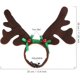 thumbnail image 3 of Diadema con astas de reno para perros, sombrero de alce clásico, accesorios para disfraces de mascotas, 3 of 5