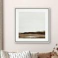 thumbnail image 3 of PixonSign Framed Canvas Wall Art Minimalist Abstract Mountain Landscape View Print Nature Wilderness Fine Art Farmhouse/Country Minimal Artwork for Living Room, Bedroom, Office - 24"x24" White, 3 of 5