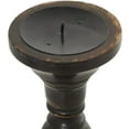thumbnail image 5 of DecMode 3 Candle Black Mango Wood Candle Holder, Set of 3, 5 of 13