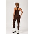 thumbnail image 5 of PISONIC Women Two Piece Workout Sets Racerback Tank Tops Matching High Waisted Leggings with Pockets Gym Yoga Outfits, 5 of 5