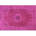 thumbnail image 1 of Ahgly Company Indoor Rectangle Medallion Pink Traditional Area Rugs, 6' x 9', 1 of 4