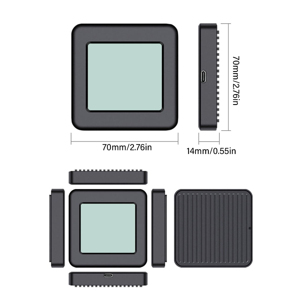 AOOOWER M.2 NVMe 2242 Solid Disk Enclosure Digital Display Stable Secure Data Backups
