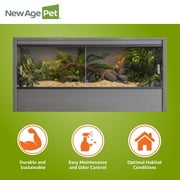 New Age Pet® ECOFLEX® Large 48 Wide Reptile Enclosure, Glass Front Terrarium