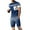 Blue, variant on PEASKJP Workout Short Sets for Men Mens Linen Sets Outfits 2 Piece Beach Drawstring Tank Tops Sleeveless Shirt Matching Shorts Set (Blue,XXL)