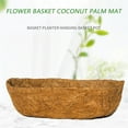 thumbnail image 2 of (Clearance) XIANXIAN Round Replacement Coco Liners for Hanging Basket Natural Coconut Fiber Liner for Flower Planter Coco Coir Pots for Outdoor Garden Plants, 2 of 9
