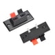 thumbnail image 3 of Conector de terminal de altavoz de resorte de 2 vías, clip de liberación push, bloques de terminales de cable de audio negro rojo WP2-3, 2Pcs, 3 of 3