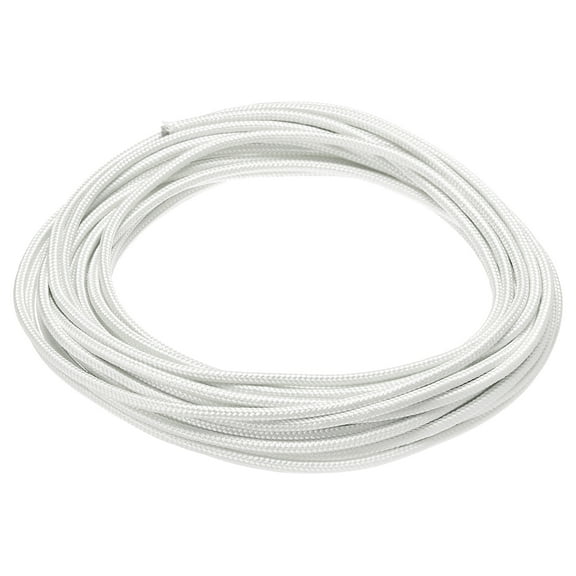 10 Meter/32.8ft 14AWG High Temp Wire, Flexible Mica Cable, Insulated High Temperature Braided Wire White