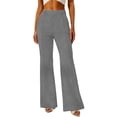 thumbnail image 3 of Dress Pants Women 2026 High Waisted Wide Leg Flared Trousers Business Casual Office Work Pants Slacks, 3 of 8