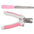 thumbnail image 4 of Pets Nail Clippers, Fixed Lock Design One-Touch Lock Design Pet Nail Clipper with Nail File Pet Nail Cleaning Kit with Humanized Blade for Pet for Cut Nails, 4 of 7