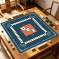 thumbnail image 4 of Noise Reducing Anti Slip Mahjong Game Mat Portable Table Cover For Poker Domino Card Board Game Indoor Entertainment, 4 of 4