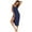 Dark Blue, variant on Baywell Women's Full Length Sleepwear Dress Loose Sleeveless Sleep Dress Solid Maxi Lightweight Spaghetti Strap Night Gown Plus Size House Dress,S-2XL