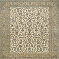 thumbnail image 1 of Ahgly Company Machine Washable Indoor Square Traditional Brown Area Rugs, 6' Square, 1 of 7