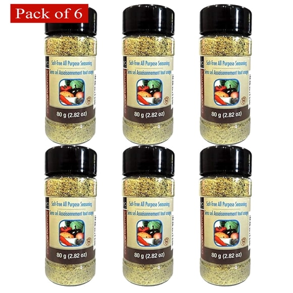 Encore Salt Free All Purpose Seasonings 80g (Pack of 6)