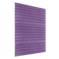 thumbnail image 1 of Self-Adhesive Pleated Blinds Half Blackout Window Curtain Purple (60x150cm), 1 of 9