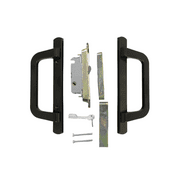 (DH-210-BL) PGT Handle Kit for Sliding Door | With Mortise Lock and Keeper (Bronze)