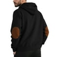 thumbnail image 4 of pstuiky camisas de manga larga para hombre, Blusa informal y moderna de color liso con capucha, manga larga y bolsillos abotonados para hombre Tops casuales para hombres xxxl, 4 of 5