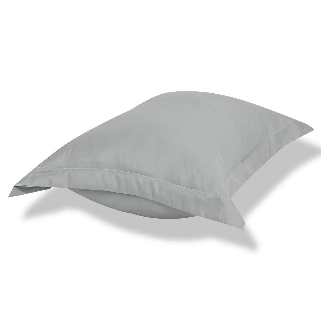Unique Bargains Pillowcases Soft Microfiber Pillow Shams Set of 2 Jumbo Grey