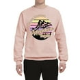 thumbnail image 2 of Wild Bobby Let Our Classroom Adventure Begin Mountain Sunset Light Colors Pop Culture Unisex Crewneck Sweatshirt, Blush Pink, XX-Large, 2 of 6