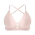 thumbnail image 6 of Iugvhana Seamless Bras for Women Open Back Wireless Bra Full Coverage Push-Up Bra Adjustable Straps Lifitng Comfortable Everyday Bra Pink S, 6 of 6