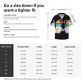 thumbnail image 5 of Goofa Happy Pride Gnome Printed Men's Casual Short-sleeved Shirt,Lightweight Breathable Button-down,Summer Casual men's top,Versatile Fashion shirt-Small, 5 of 7