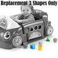thumbnail image 3 of Replacement Parts for Fisher-Price Laugh and Learn Smart Stages Crawl Around Car - DJD09 ~ 3 Shapes ~ Also Works with Models CJM93 and Y7749 - Colors may vary, 3 of 6