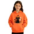thumbnail image 5 of Grblisyd Girls Casual Long Sleeve Hoodies Cute Oversized Halloween Sweatshirt Tops with Kangaroo pocket, 5 of 6