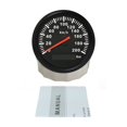 thumbnail image 1 of Pulse Signal 85mm Universal 120km/h 200km/h Waterproof Speedometer Odometer Gauge Meter For Car Truck Boat With Red Backlight ,Universal Compatibility, 1 of 6
