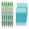 thumbnail image 2 of JUMNUYCUH 6Pcs Erasable Pens, 0.5mm Fine Point Green Gel Ink Pens with 20 Pen Refills, Retractable Smooth Writing Pens for Journaling, Drawing and Note Taking, Office Supplies, Classroom Must Haves, 2 of 9